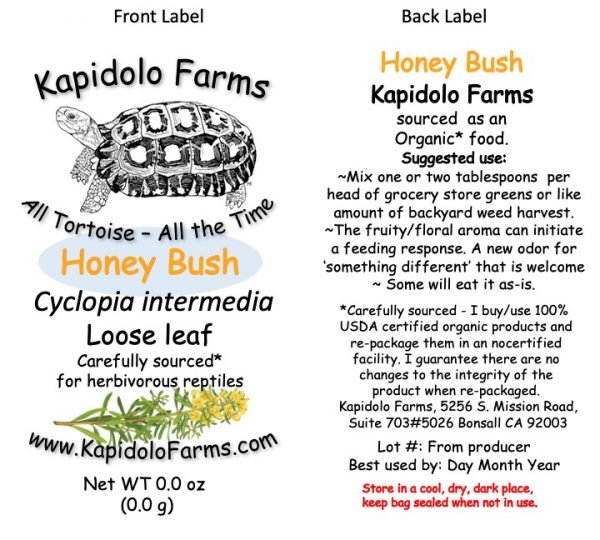 Kapidolo Farms' Colorful assortment, featuring three 4 oz options, adds variety and nutrition to your tortoises' daily meals.