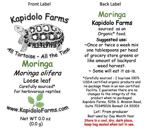 Kapidolo Farms introduces Reds, a selection of three items designed to enhance the vibrancy of your tortoises' shells.