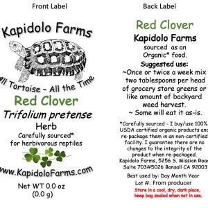 Mulberry O in loose leaf form, available at Kapidolo Farms, is a delectable and vitamin-packed treat for tortoises.