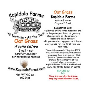 Kapidolo Farms introduces Stars, a delightful addition to your tortoises' menu.