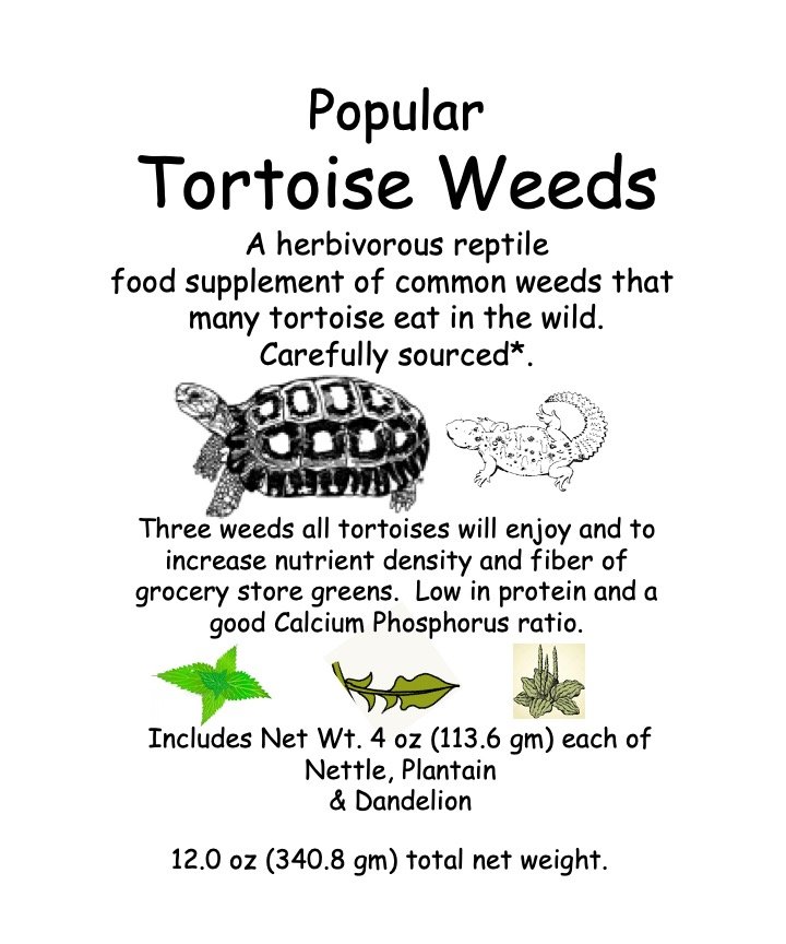 Experience the natural goodness of Kapidolo Farms' Tortoise Weeds, enriched with nettle and dandelion.